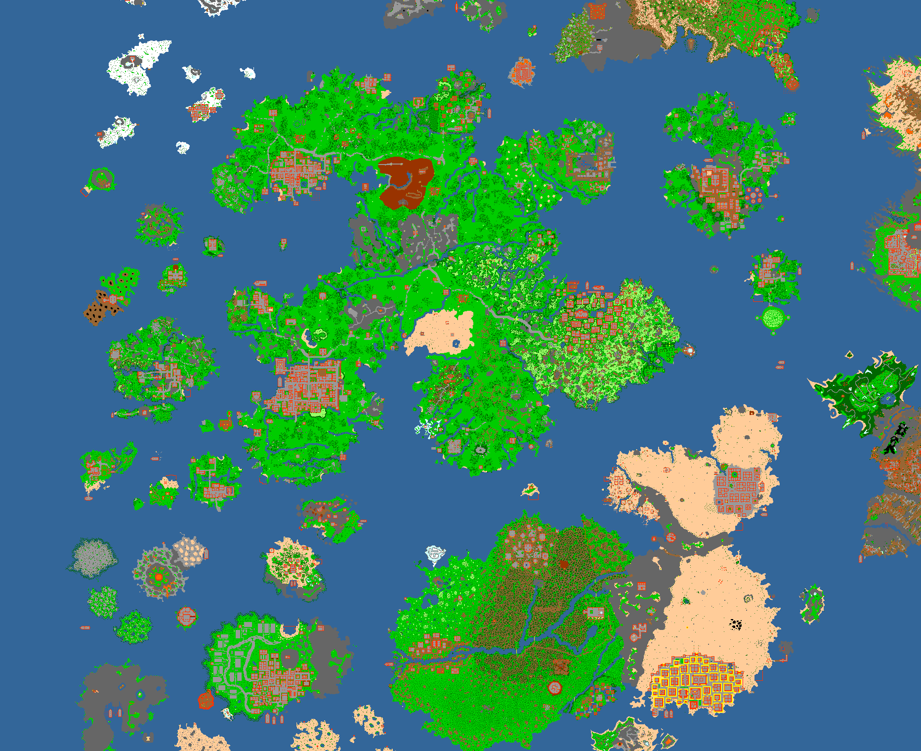 World map preview